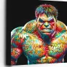 Œuvre Hulk Street Art sur toile hd