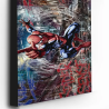 Tableau Spider-Man Street Art imprimé sur toile canvas premium
