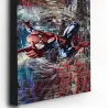 Tableau Spider-Man Street Art imprimé sur toile canvas premium
