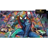 tableau graffiti Spider-Man pop art street art by LVIP