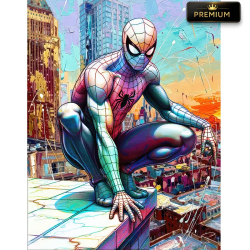 Tableau Spider-Man Pop Art Premium | Skyline New York | LVIP