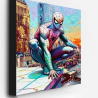 Tableau Spider-Man Pop Art imprimé sur toile canvas premium.