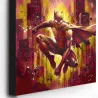 Tableau Spider-Man Pop Art imprimé sur toile canvas premium.
