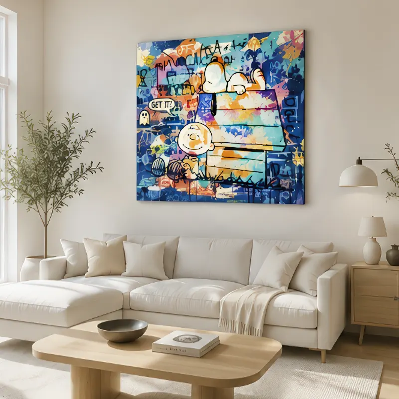 Tableau Snoopy Pop Art Premium | Get It! Street Art | LVIP
