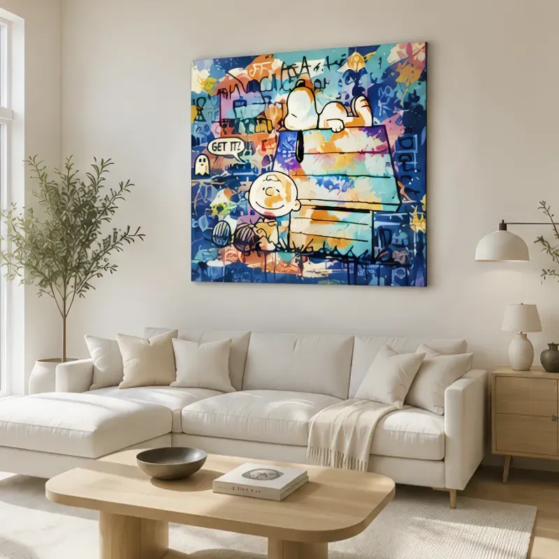 Tableau Snoopy Pop Art Premium | Get It! Street Art | LVIP