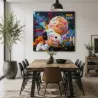 Tableau Snoopy & Charlie Brown street art decoration