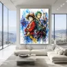 tableau-luffy-zoro-salon-contemporain