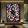 tableau-zoro-one-piece-pop-art-deco-design