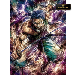 tableau-zoro-one-piece-pop-art-par-lvip