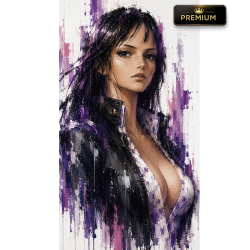 tableau-nico-robin-one-piece-pop-art-purple-elegance-by-lvip