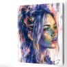 tableau-portrait-femme-contemporain-colore-impression-toile-canvas