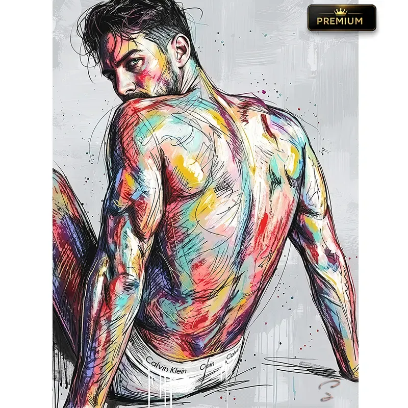 Tableau Regard Interdit art contemporain par LVIP