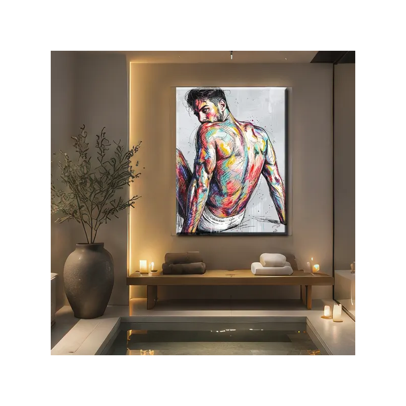 Tableau Pop Art Regard Interdit Art Contemporain pour villa de luxe
