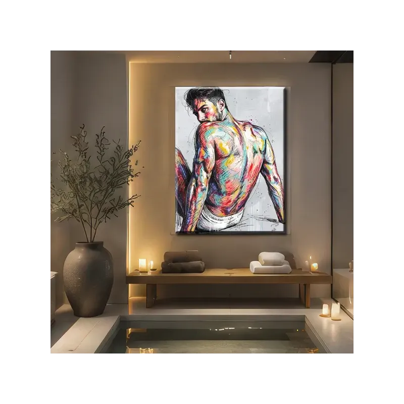 Tableau Pop Art Regard Interdit Art Contemporain pour villa de luxe