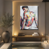 Tableau Pop Art Regard Interdit Art Contemporain pour villa de luxe