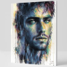 Portrait masculin contemporain imprimé sur toile