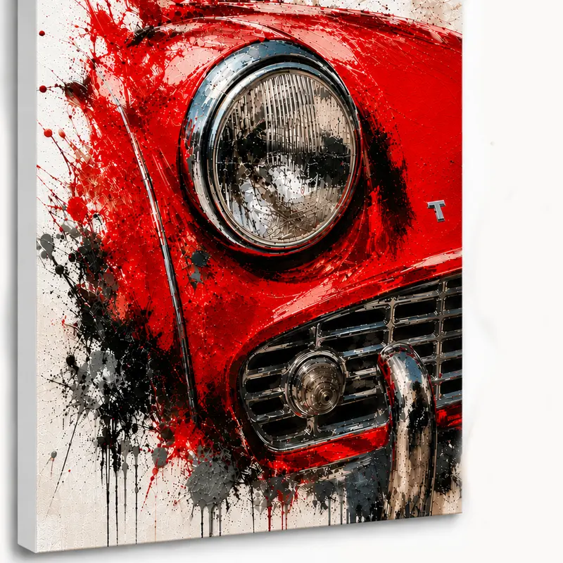 tableau-voiture-légende-impression-toile-hd
