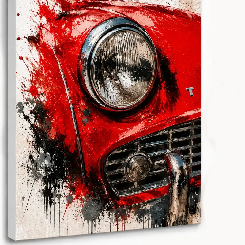 tableau-voiture-légende-impression-toile-hd