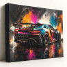 Tableau Voiture de Sport Prismatic Rush | LVIP