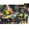 Tableau Voiture de Sport Pop Art – Primal Velocity | LVIP