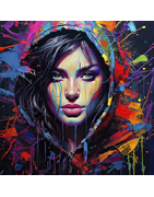 Tableaux Pop Ink Splash