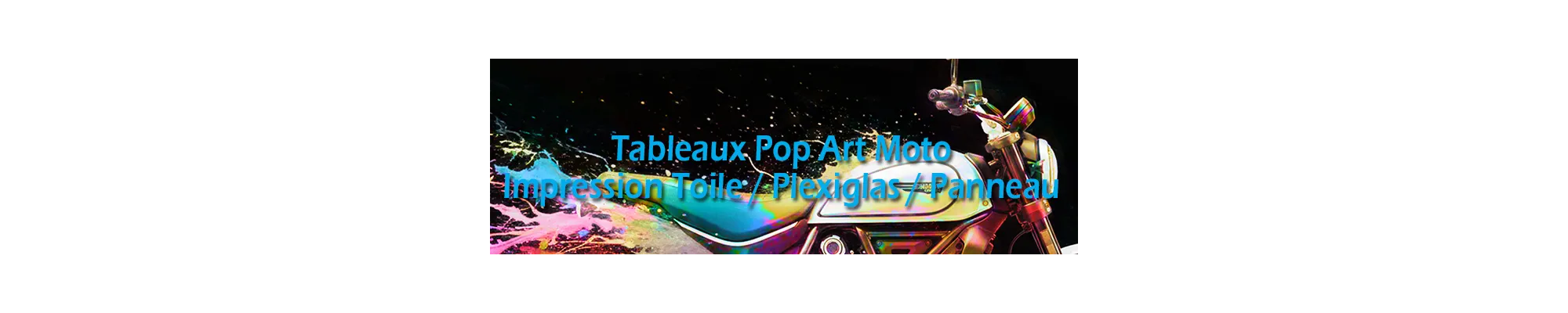 Tableau Moto Pop Art | Art Moderne & Décoration Murale