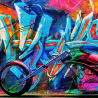 Tableaux Street Art Moto
