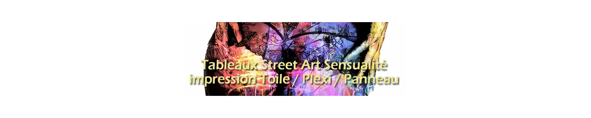 Sensualité Street Art | Tableaux Art Urbain Sensuels by LVIP