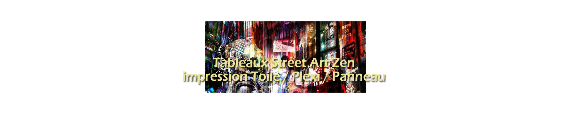 Tableau Zen Street Art | Art Urbain Spirituel & Ésotérique by LVIP