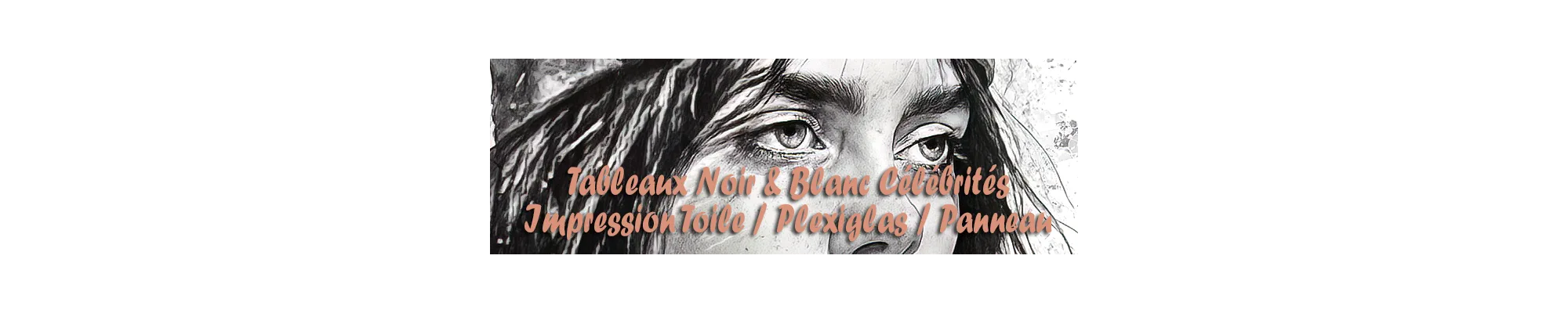 Célébrités Femmes Noir & Blanc Minimalistes | Art Moderne by LVIP