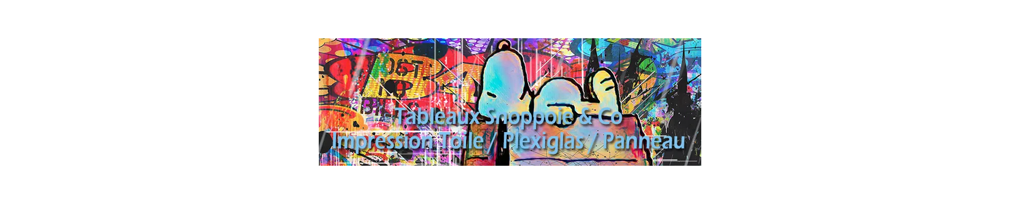 Tableaux Inspirés de Snoopy | Art Pop Culture Moderne by LVIP