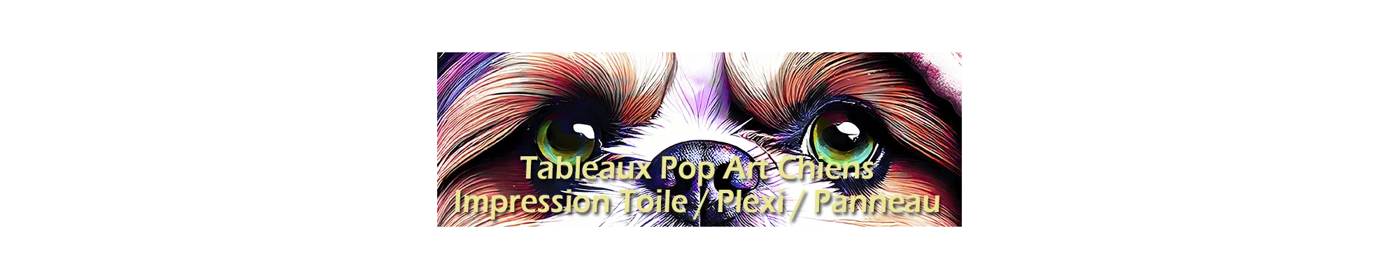 Tableaux Chiens Pop Art – Décoration Murale Animaux Moderne | LVIP