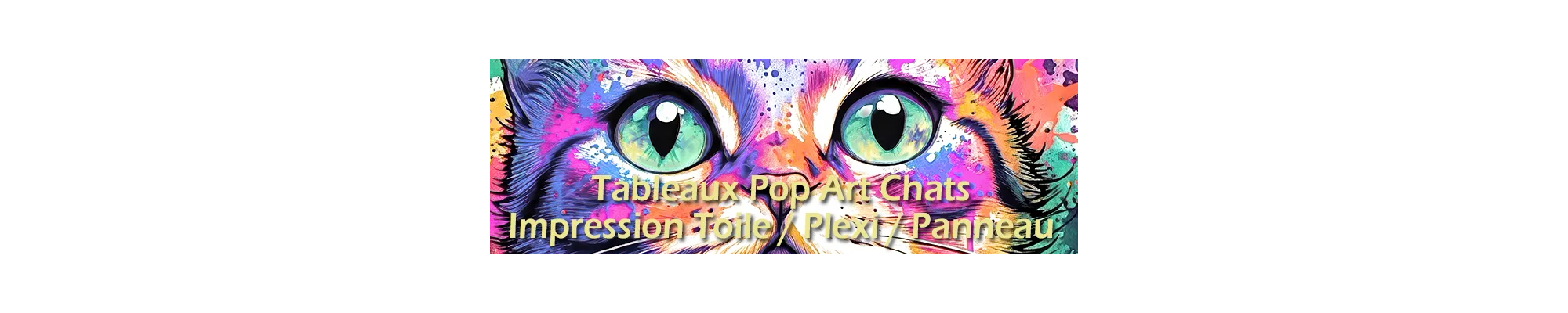 Tableaux Chats Pop Art – Décoration Murale Animaux Moderne | LVIP