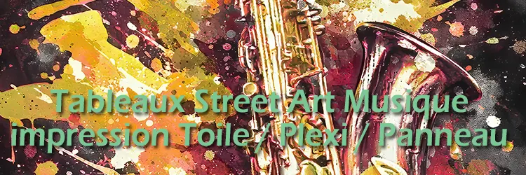 Tableaux Street Art sport