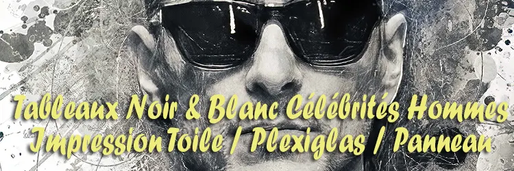 Tableaux Pop Noir et Blanc  Femmes