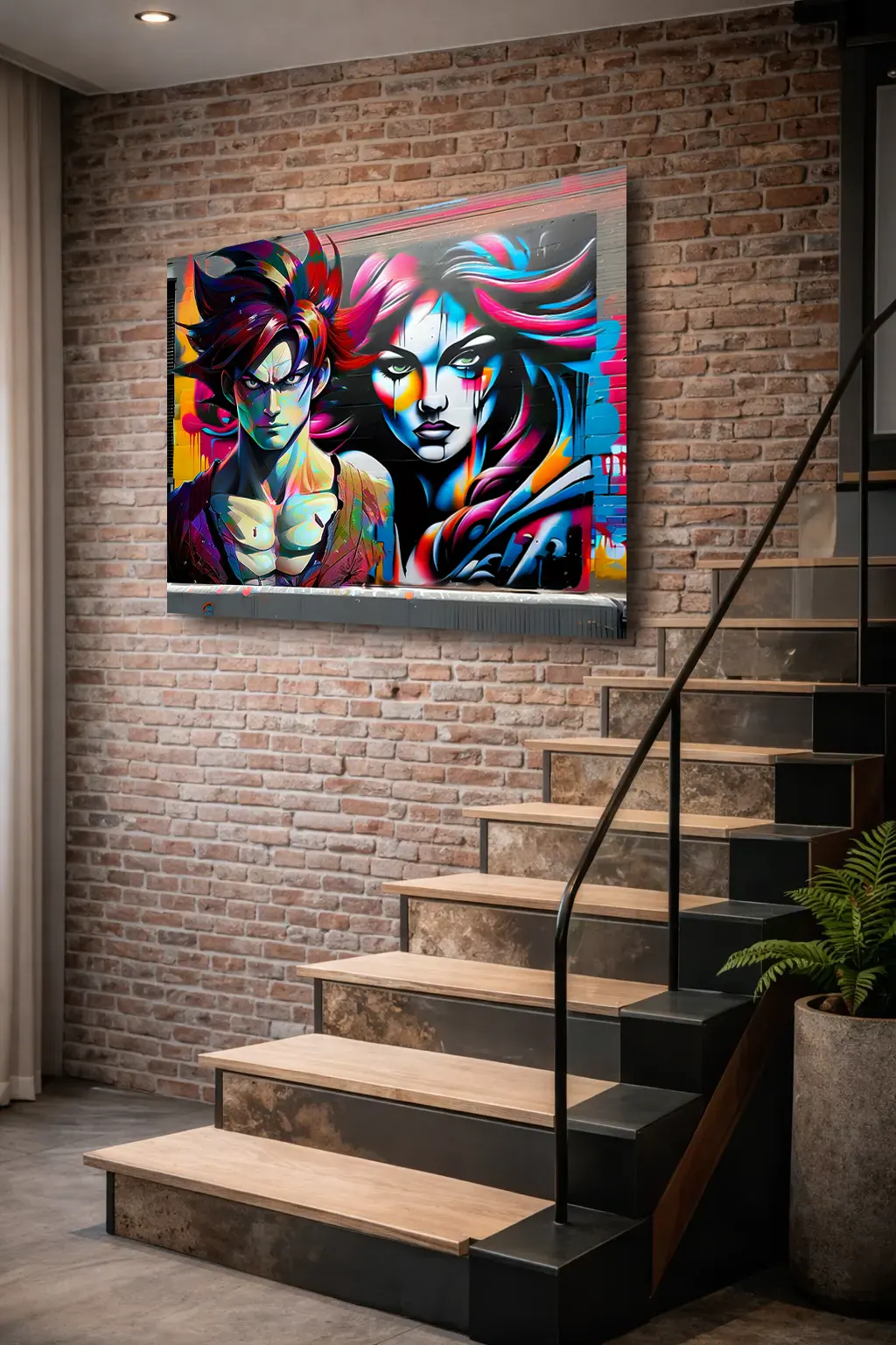 Tableau pop art Son Goku pour décoration Design