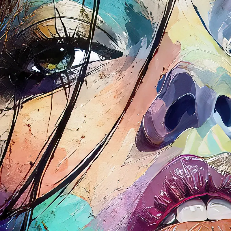 tableau-portrait-feminin-evasion-pop-art-contemporain-zoom