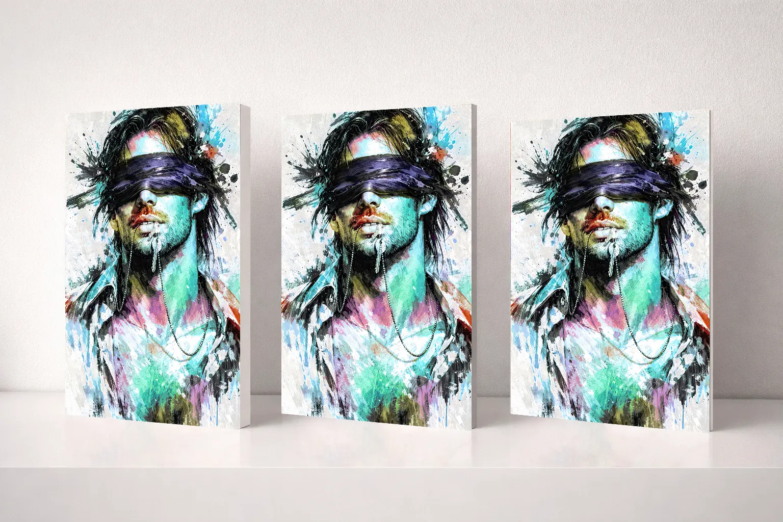 3 supports 1 portrait