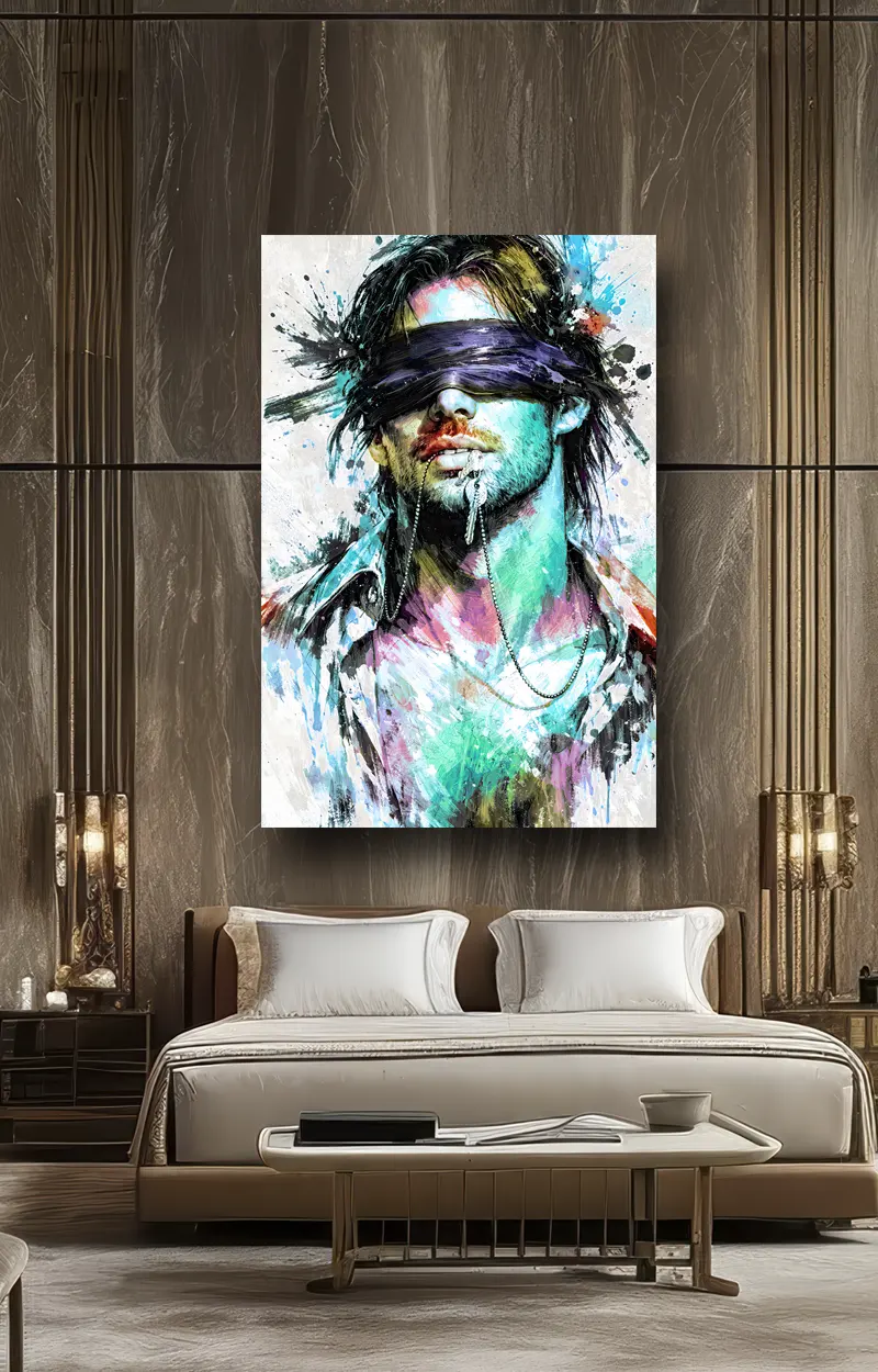Tableau-pop-art-femme-chapeau