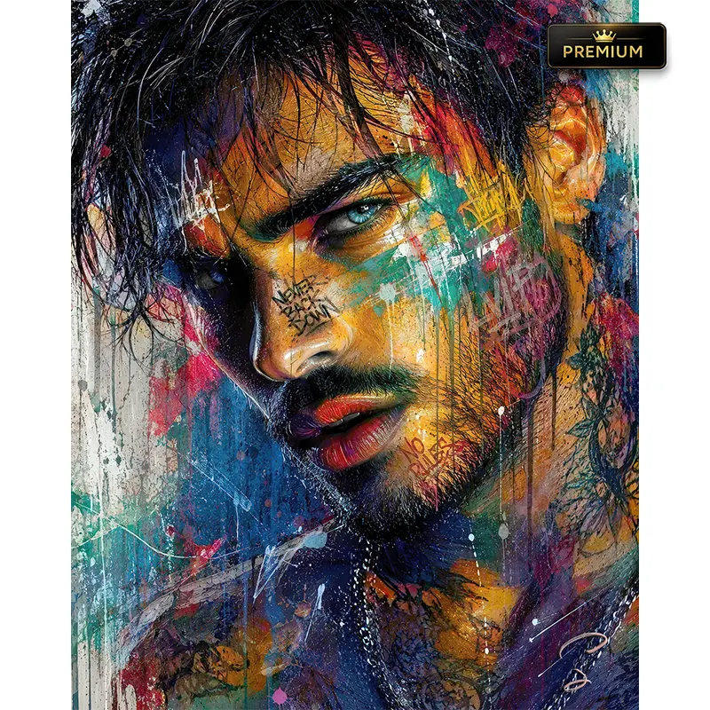 Tableau street art portraits LVIP