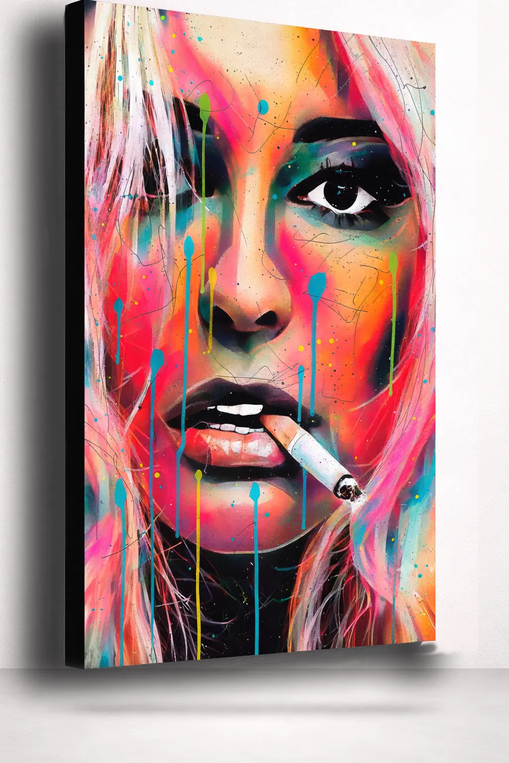 A cozy room with a cute dog and cushions