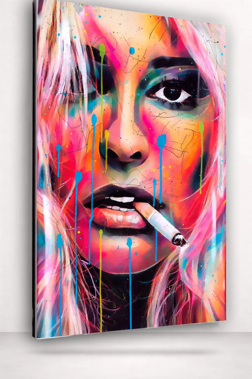 A stylish wooden table