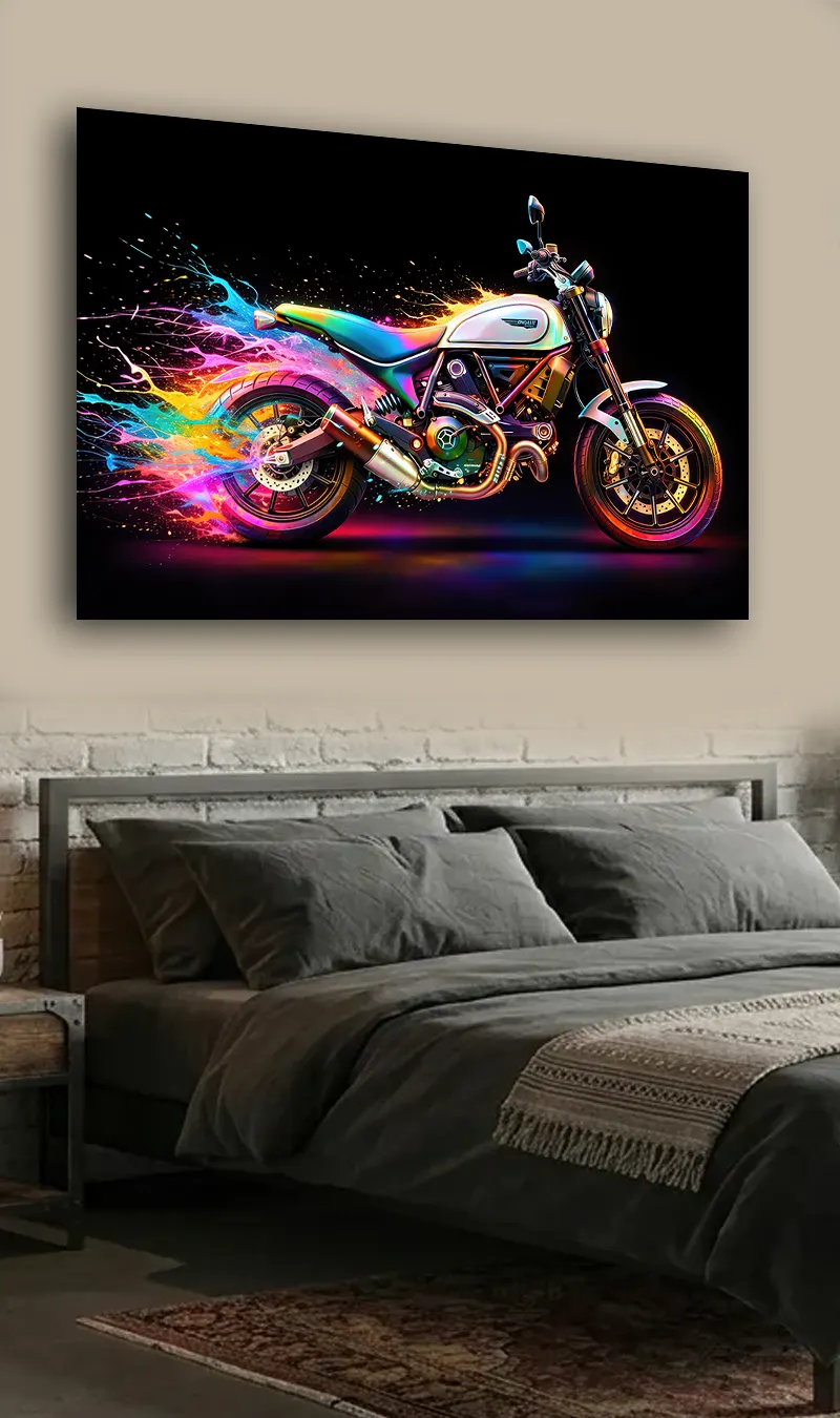 tableau ducati décoration murale moderne