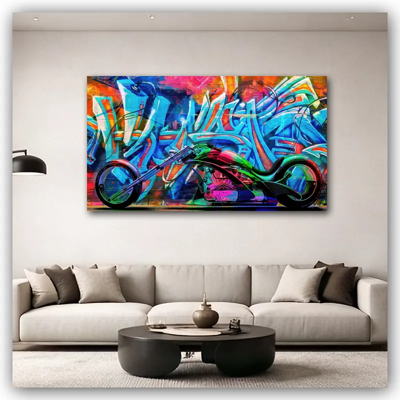 Tableaux street art bolide