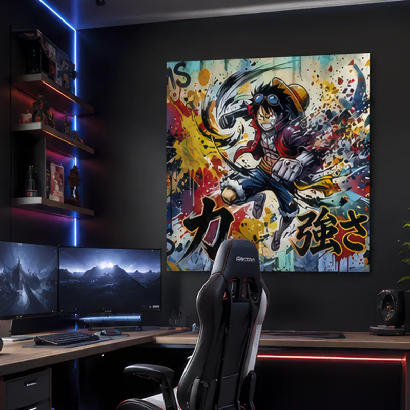 luffy-one-piece-street-art-premium-bureau-premium
