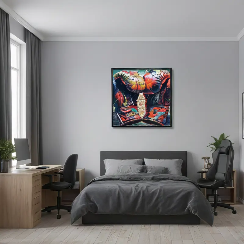 tableau sport fitness pop art pour chambre