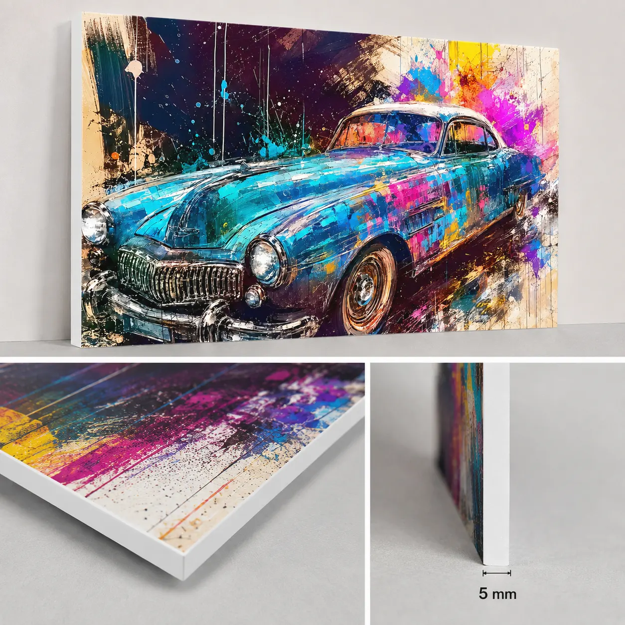tableau-e Chevrolet des années 1950-impression-pvc
