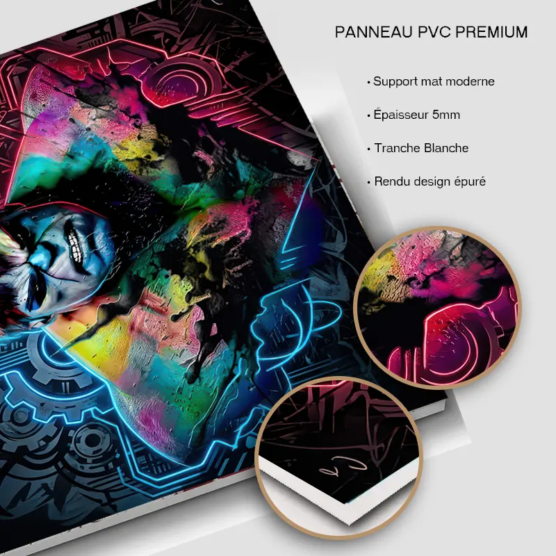 Tableau Hulk sur panneau PVC rigide premium