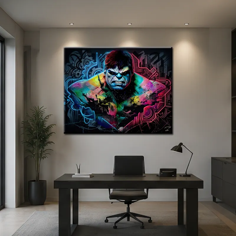 Tableau Batman Gotham pour restaurant décoration murale premium