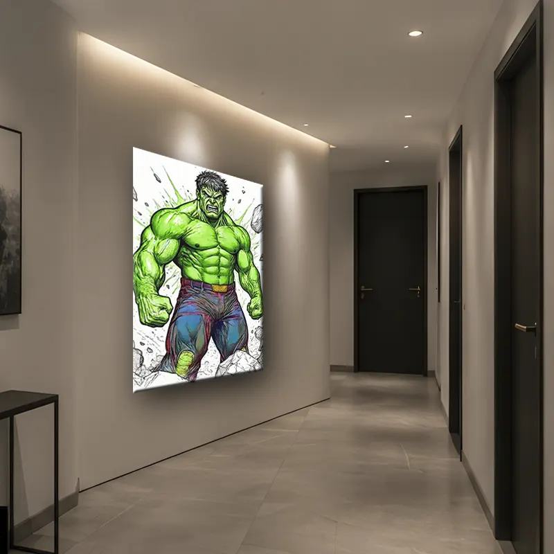 Tableau Batman Gotham pour restaurant décoration murale premium